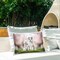 Puppies with Spring Florals Design by Natalie Grosse Outdoor Printed Pillow